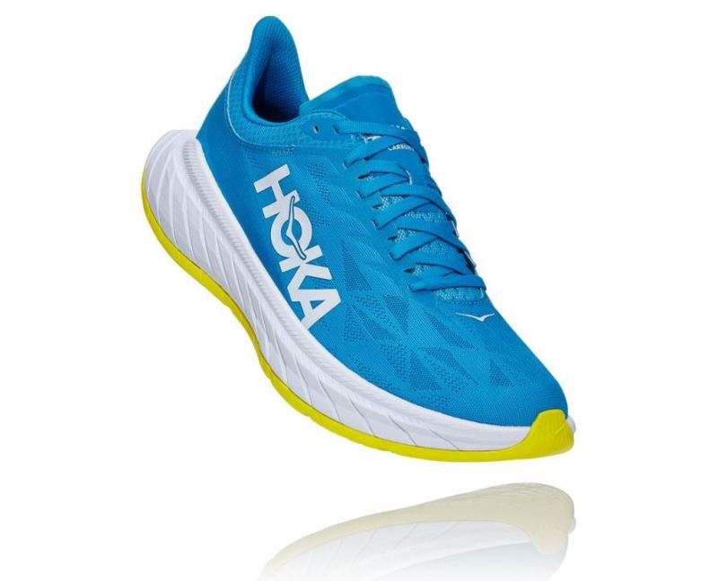 HOKA CARBON X 2 HOMME BLEU DIVA / AGRUMES