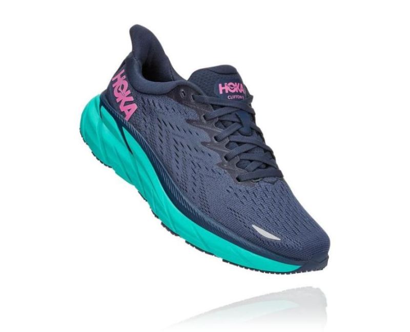 Clifton 8 Outer Space / Atlantis pour femme Hoka